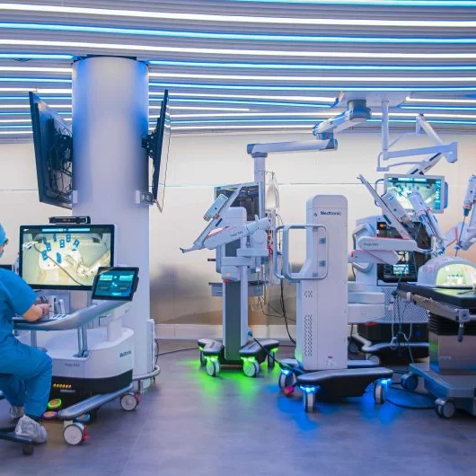 Robotic gynecologic surgery